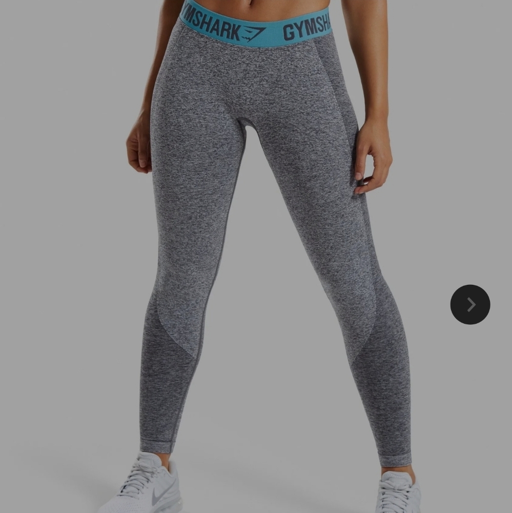 Gymshark Flex Charcoal Marl/ Dusky Teal